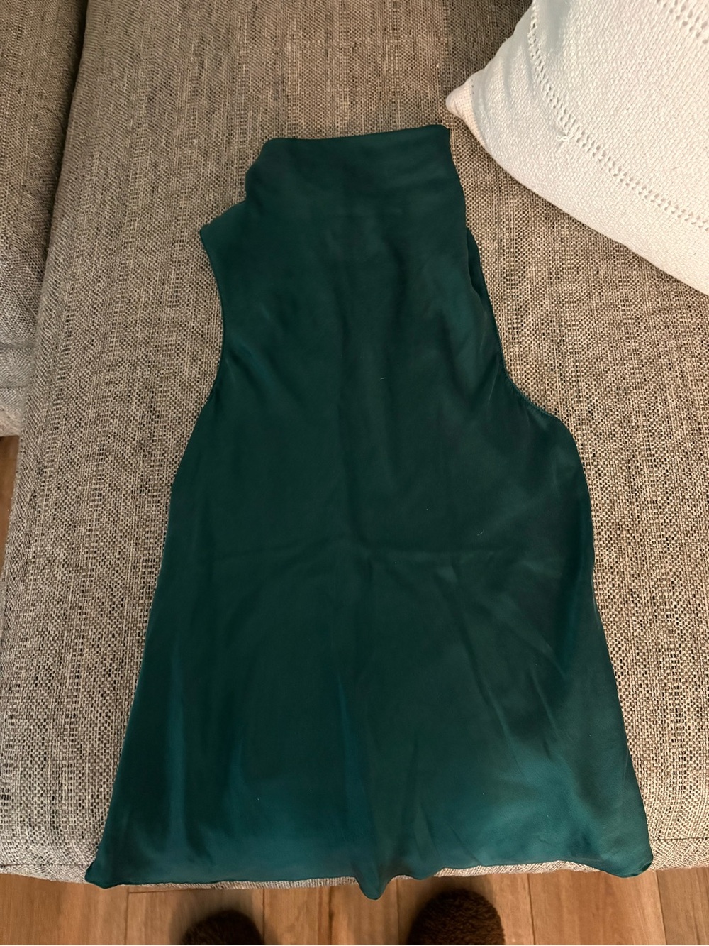 Banana Repubic Mock Neck Satin Top